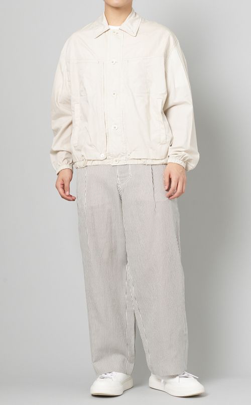 ポプリンシャツブルゾン