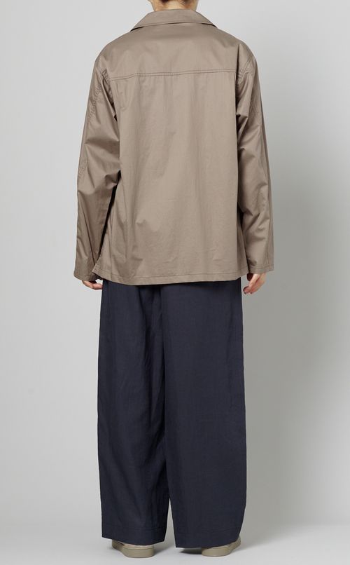 シリコンワッシャーダブルポケットシャツ