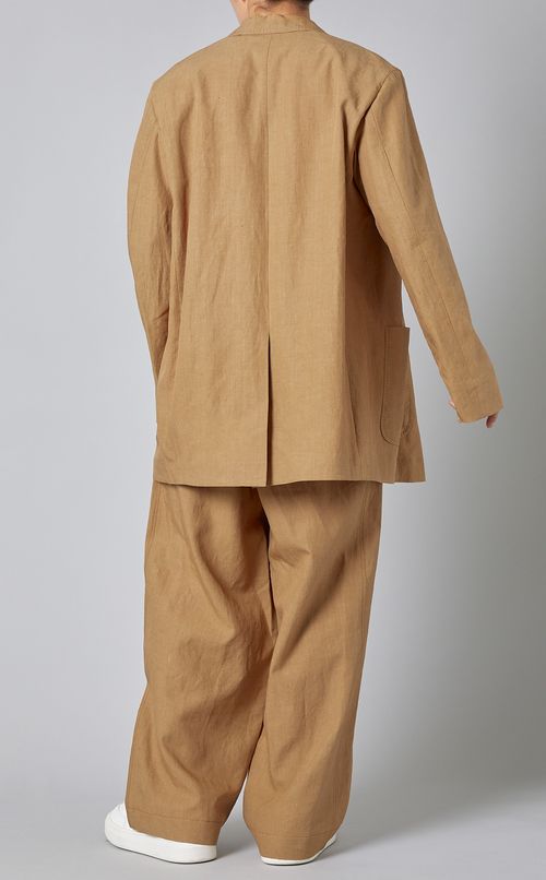 パッチポケットリネンジャケット