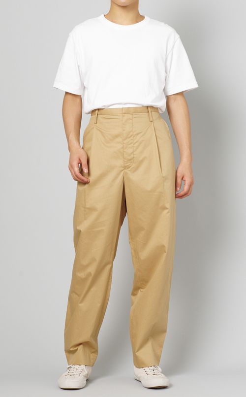 シリコンワッシャー1タックパンツ