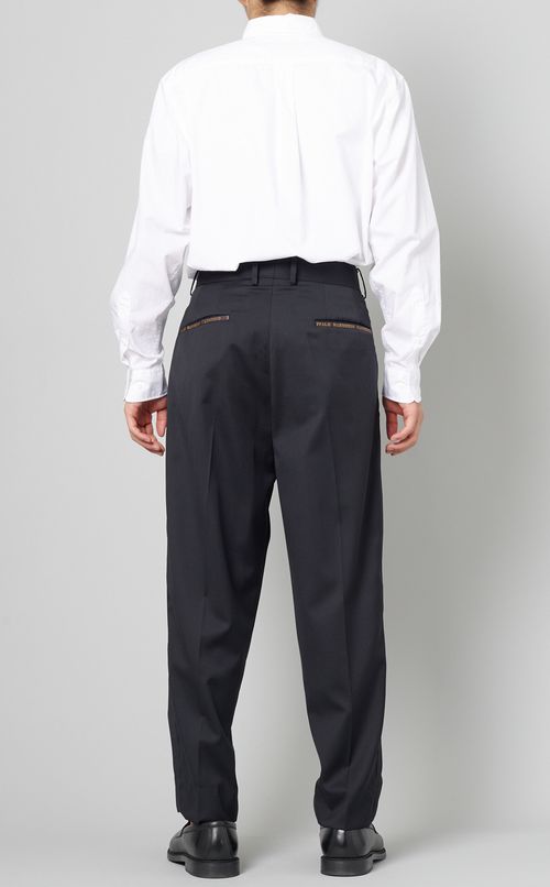 ヘリンボーン1タックトラウザー