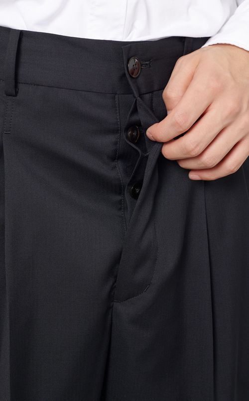 ヘリンボーン1タックトラウザー