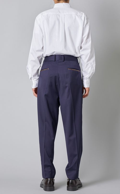 ヘリンボーン1タックトラウザー