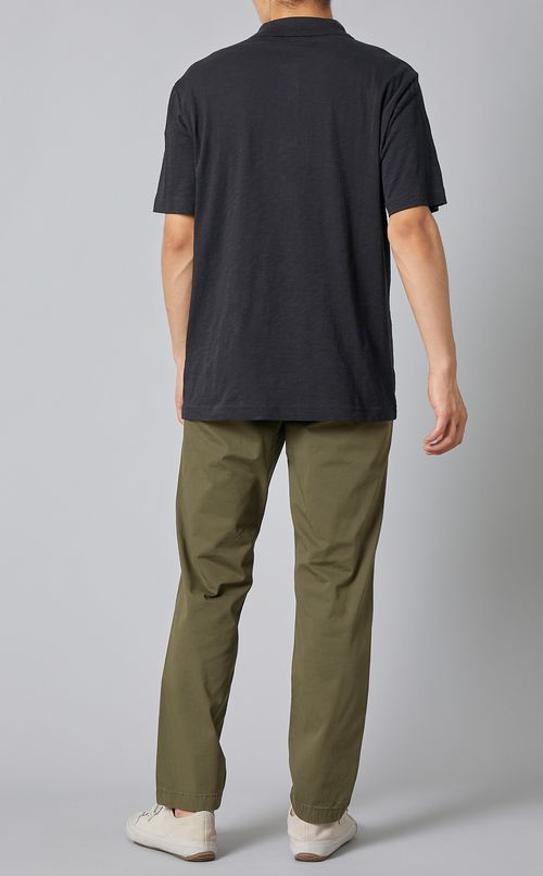 コットンスラブポロシャツ