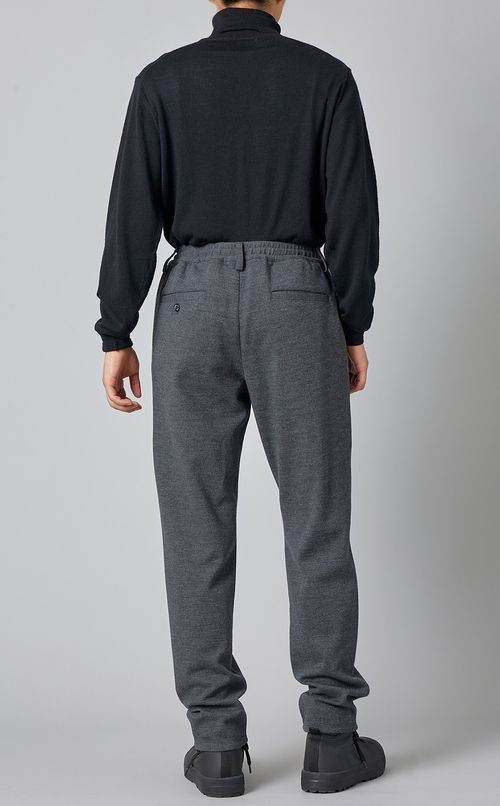 ウールジャージドロストパンツ