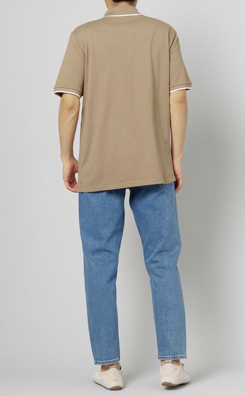 ピケラインポロシャツ