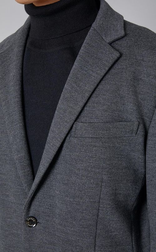 ウールジャージ2Bジャケット