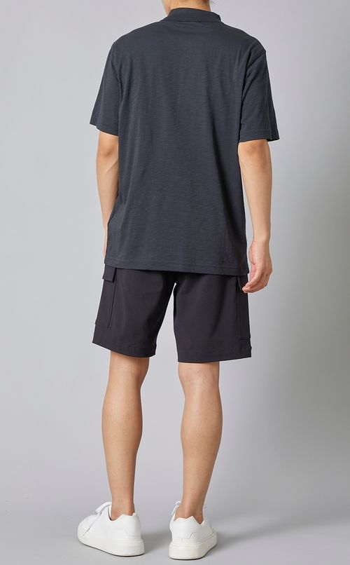 コットンスラブポロシャツ