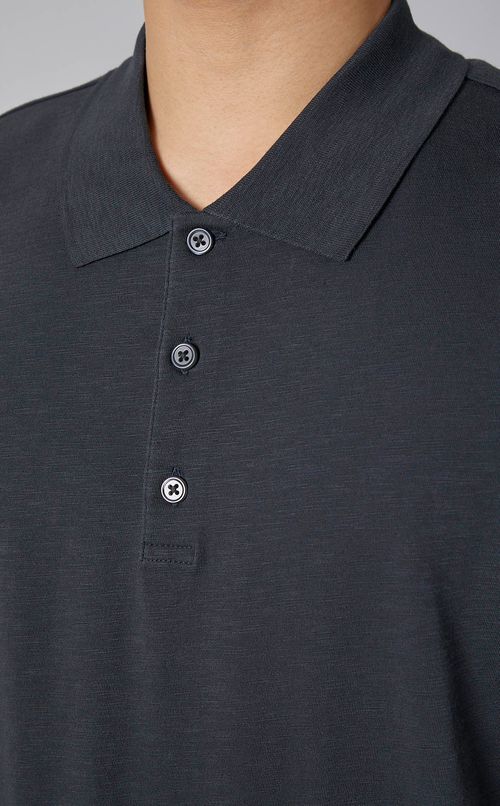 コットンスラブポロシャツ