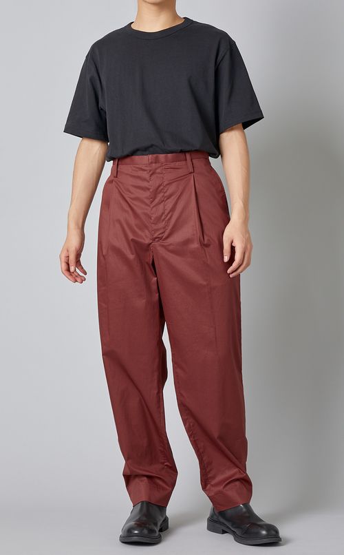 シリコンワッシャー1タックパンツ