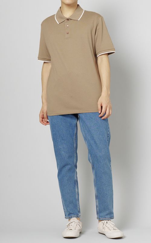 ウォッシュドデニムパンツ