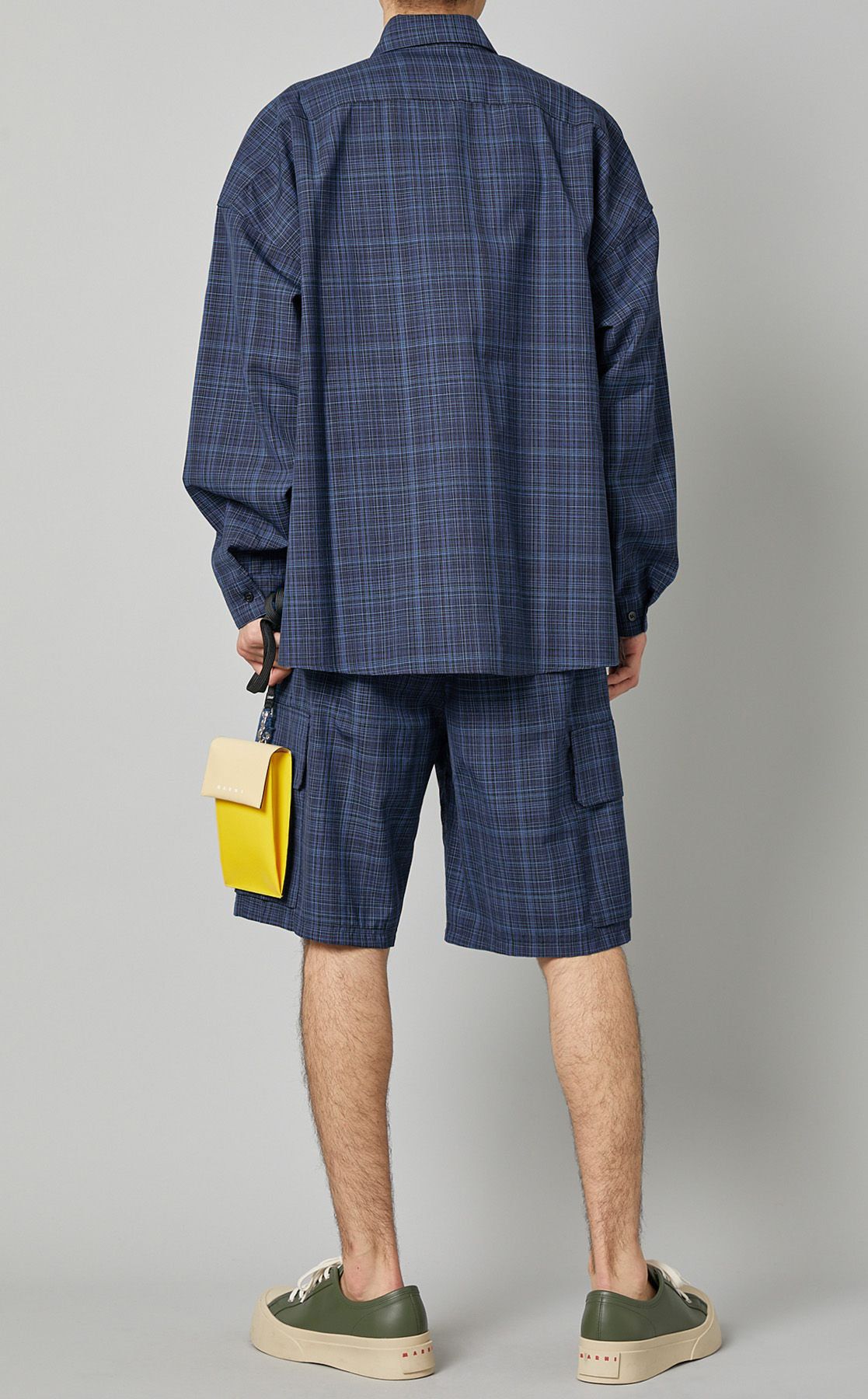 MARNI｜ウールチェックショートカーゴパンツ