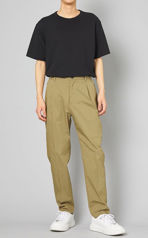 ウエストゴムストレートパンツ