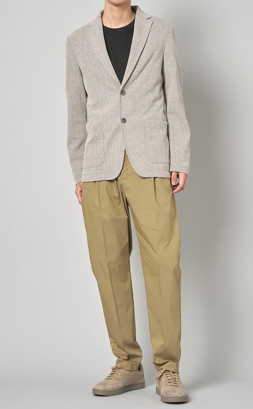 ウエストゴムストレートパンツ