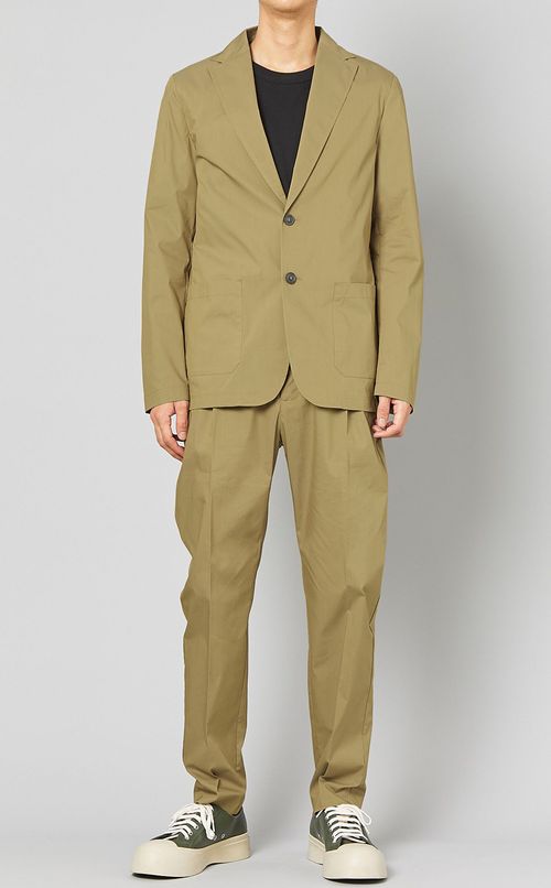 ウエストゴムストレートパンツ