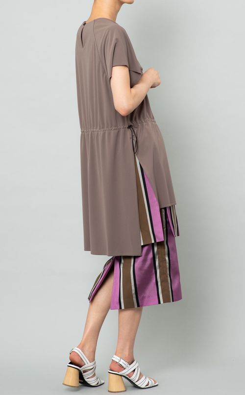 ドローストリングカットソーTブラウス