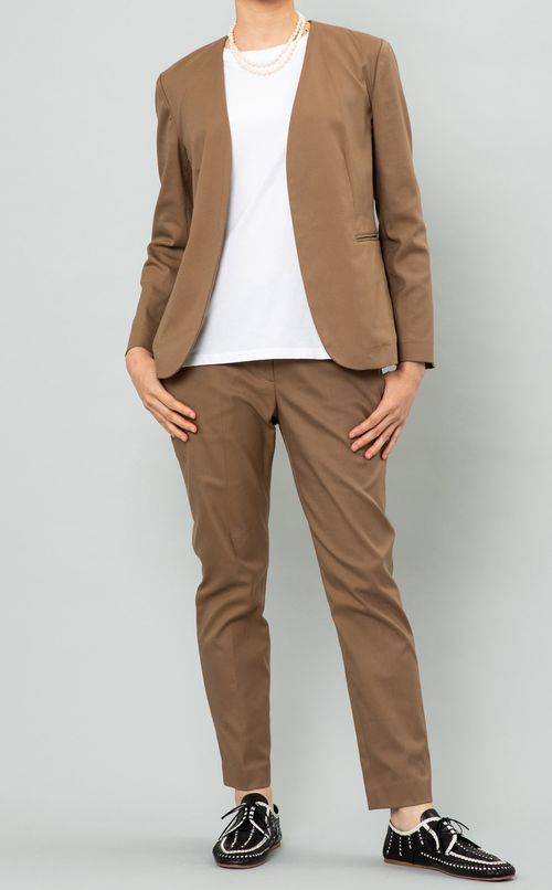 ストレッチノーカラージャケット