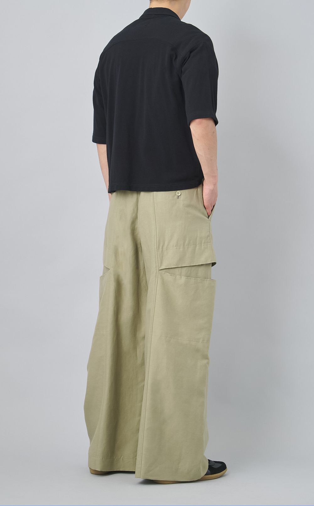 【reADdress】オープンカラーハーフスリーブシャツ