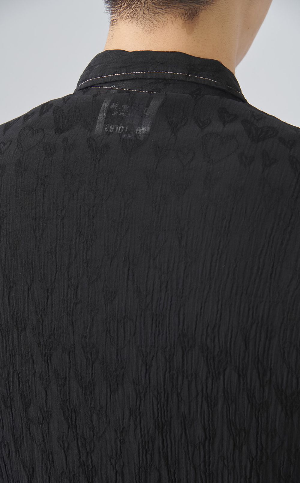 【reADdress】コットンシルクレギュラーカラーシャツ