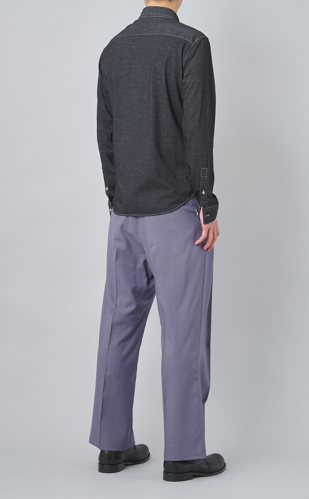 【reADdress】ストラクチャーニットシャツ