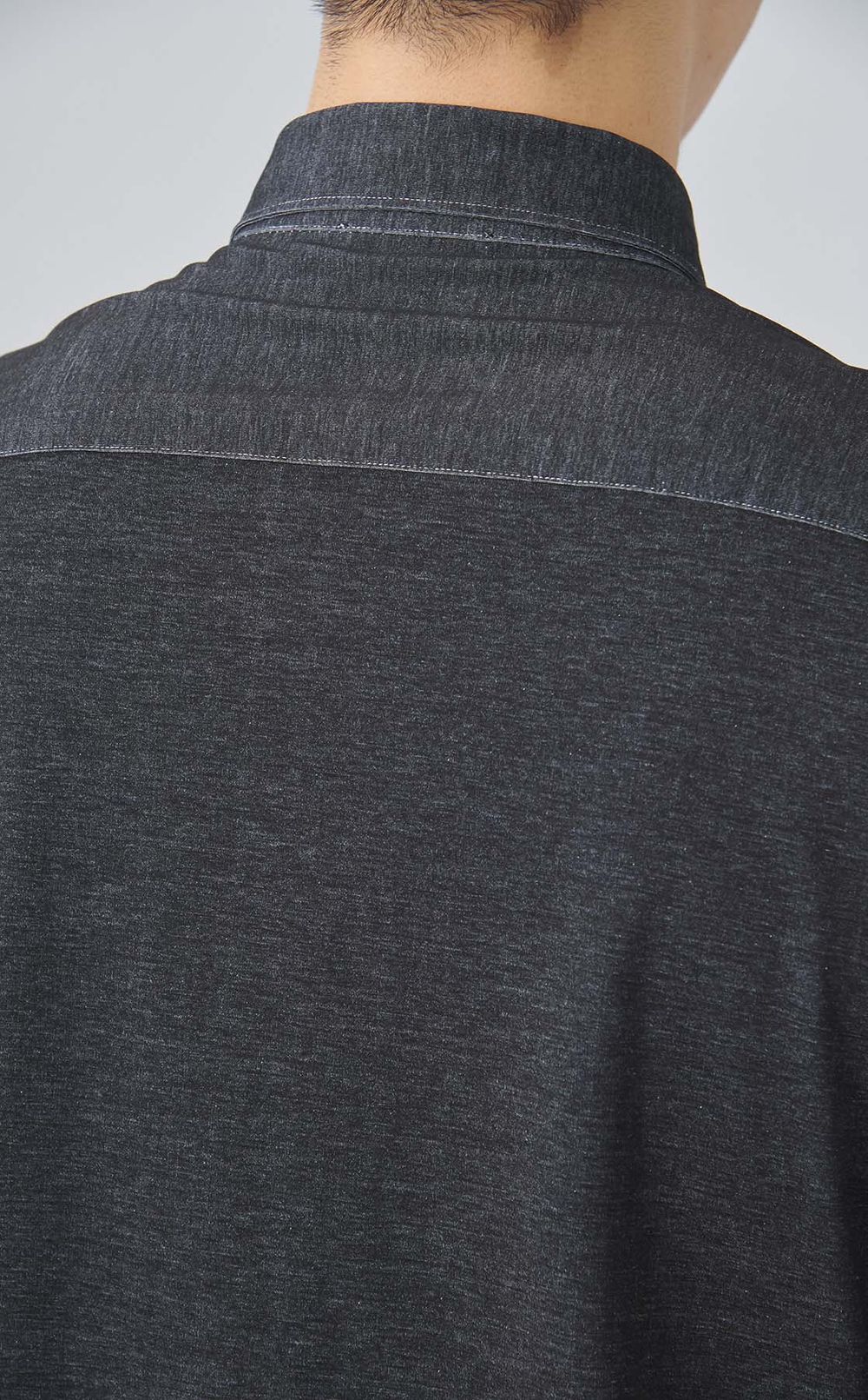 【reADdress】ストラクチャーニットシャツ