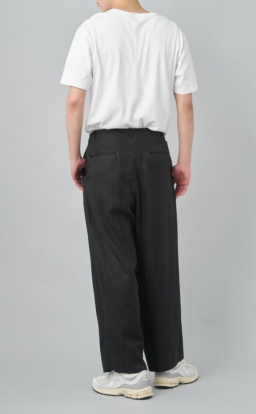 【reADdress】ラミーワンプリーツワイドパンツ