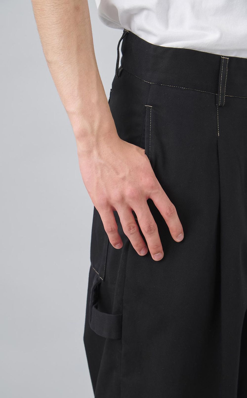 【reADdress】バックシンチワンタックワークパンツ