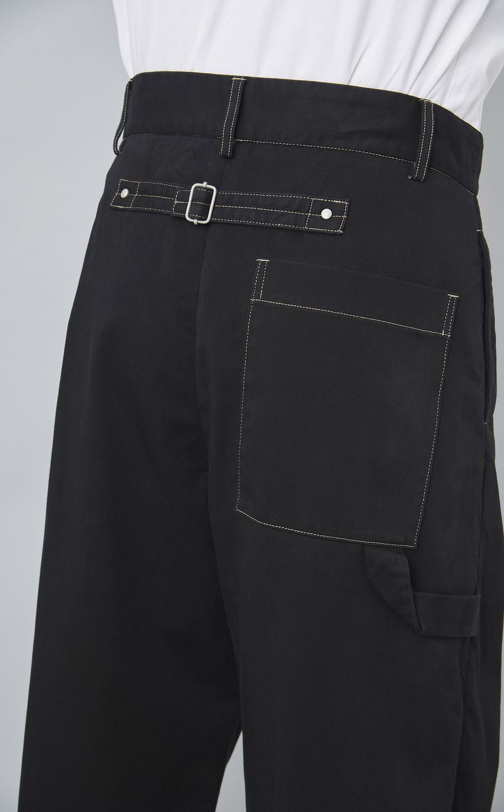 【reADdress】バックシンチワンタックワークパンツ