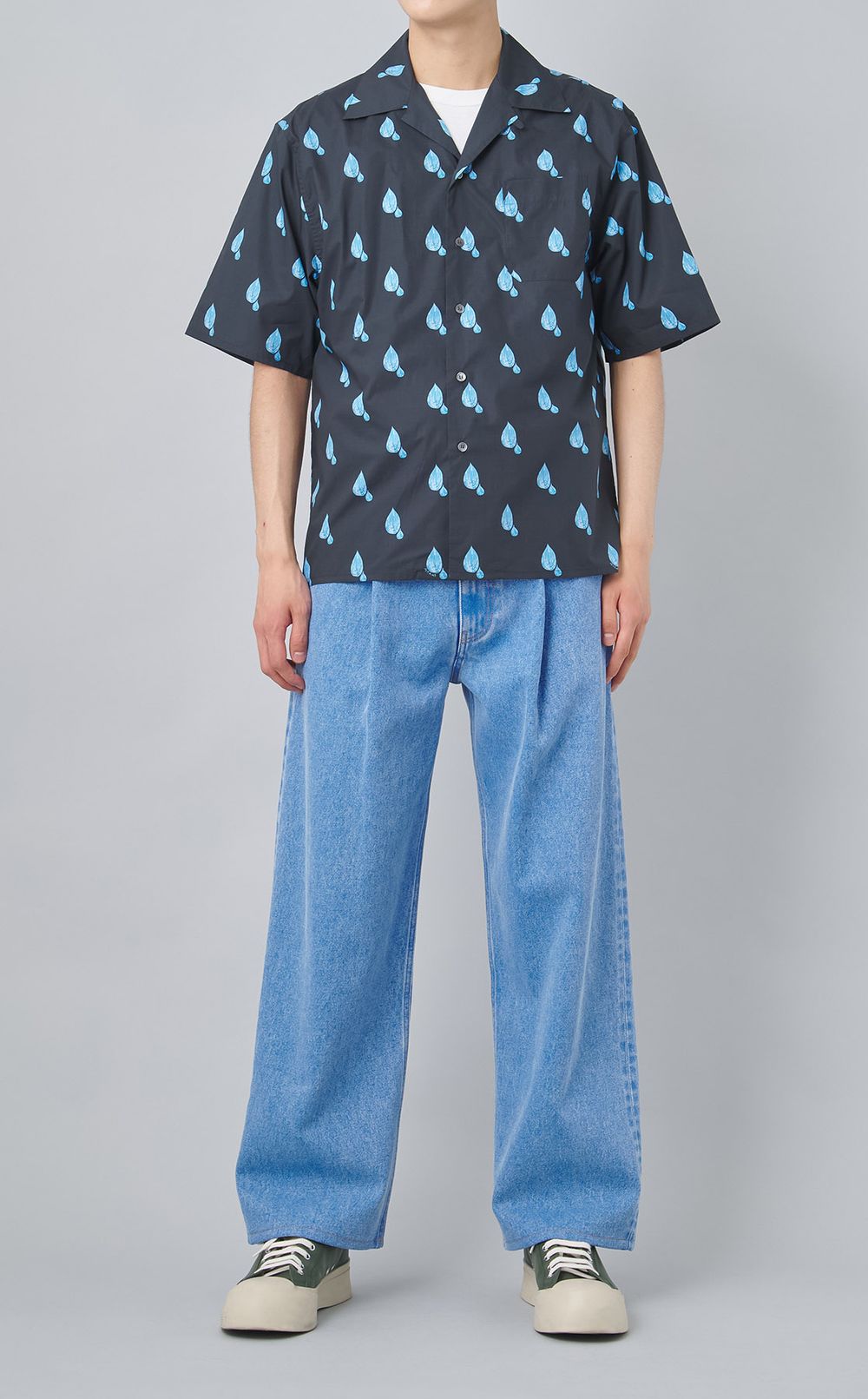 ドロッププリントショートスリーブシャツ