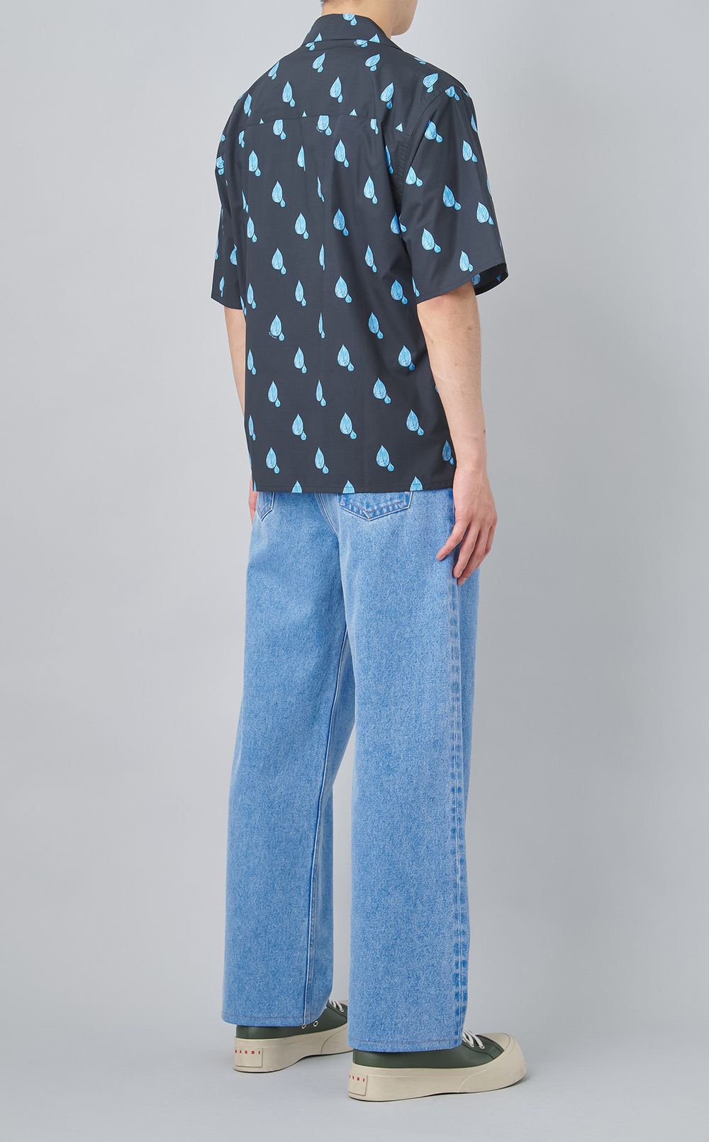ドロッププリントショートスリーブシャツ