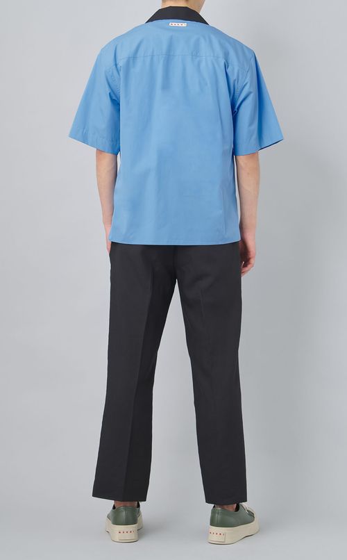 バイカラーショートスリーブシャツ