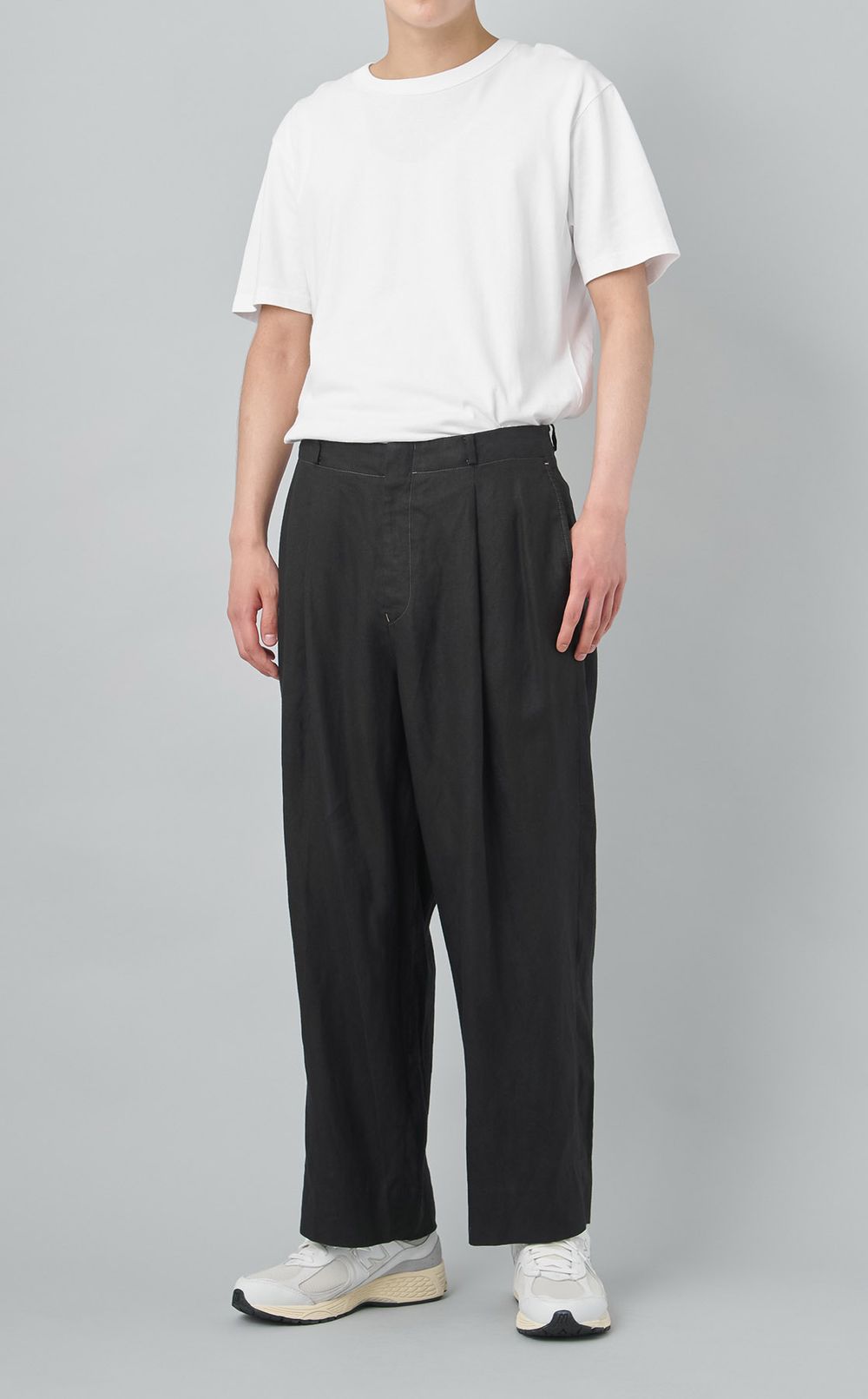【reADdress】ラミーワンプリーツワイドパンツ