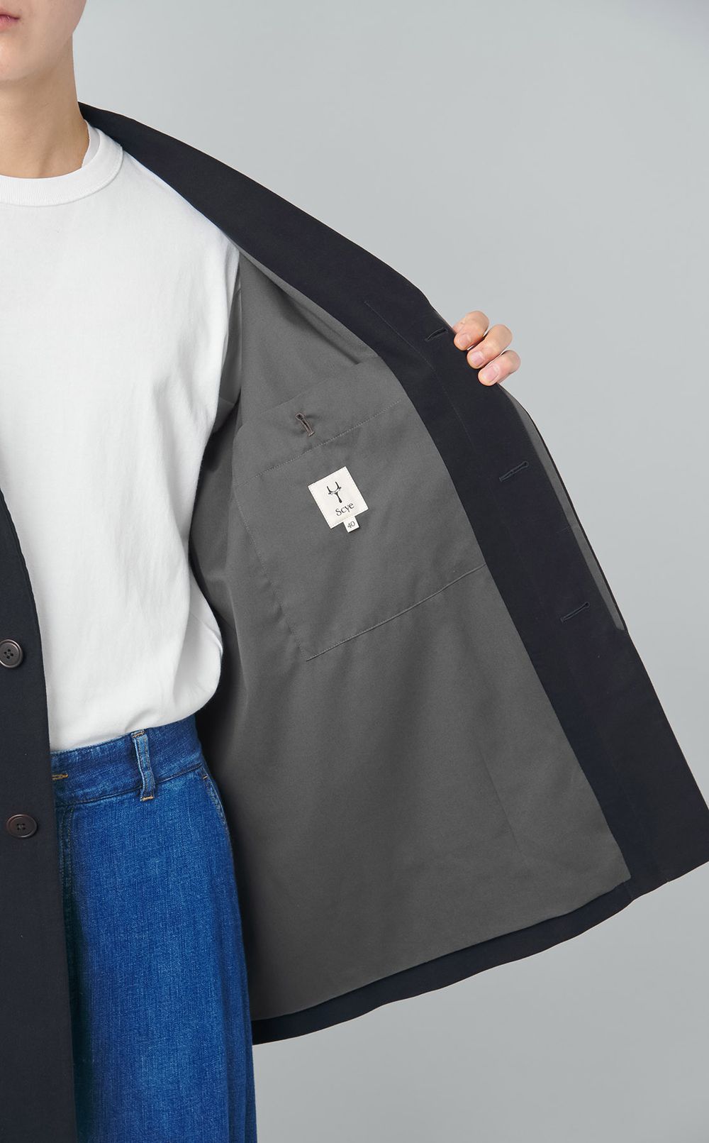 コットンモールスキンコートジャケット