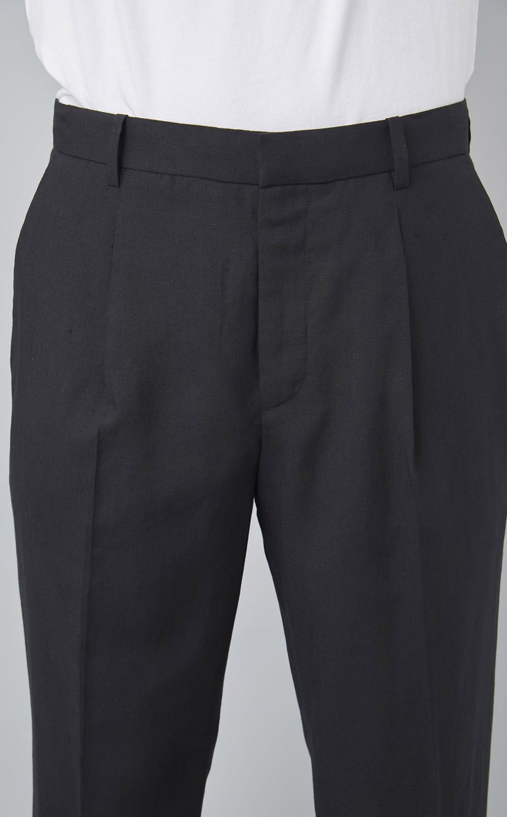 リネンプリーツトラウザー