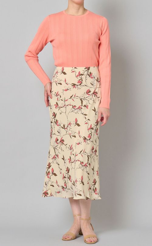 イレギュラーリブクルーニット