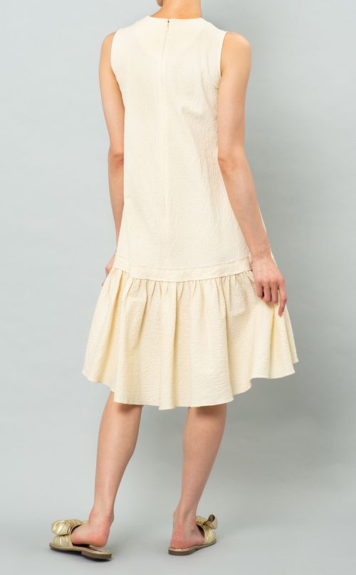 シアサッカーギャザーワンピース