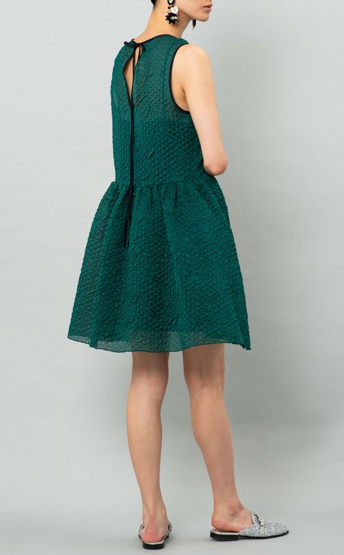 シアサッカーギャザーワンピース