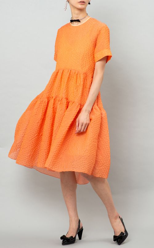 シアサッカーティアードワンピース