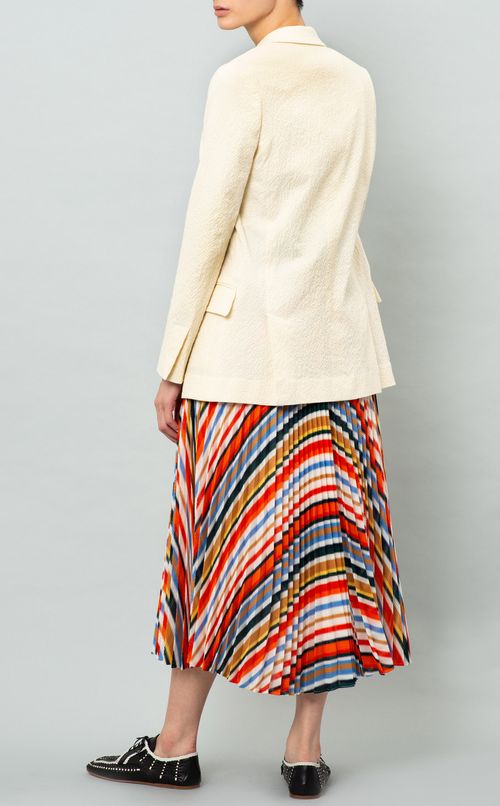 マルチカラープリーツスカート