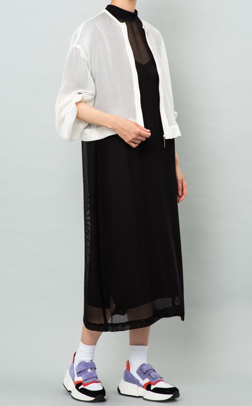 シアープルオーバーワンピース