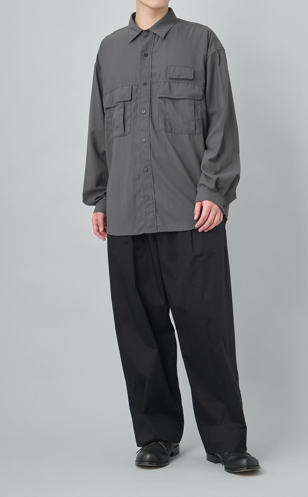 クリスプタッサーポケットシャツ