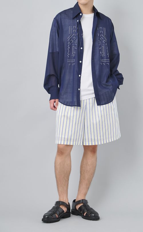 ストライプショートパンツ