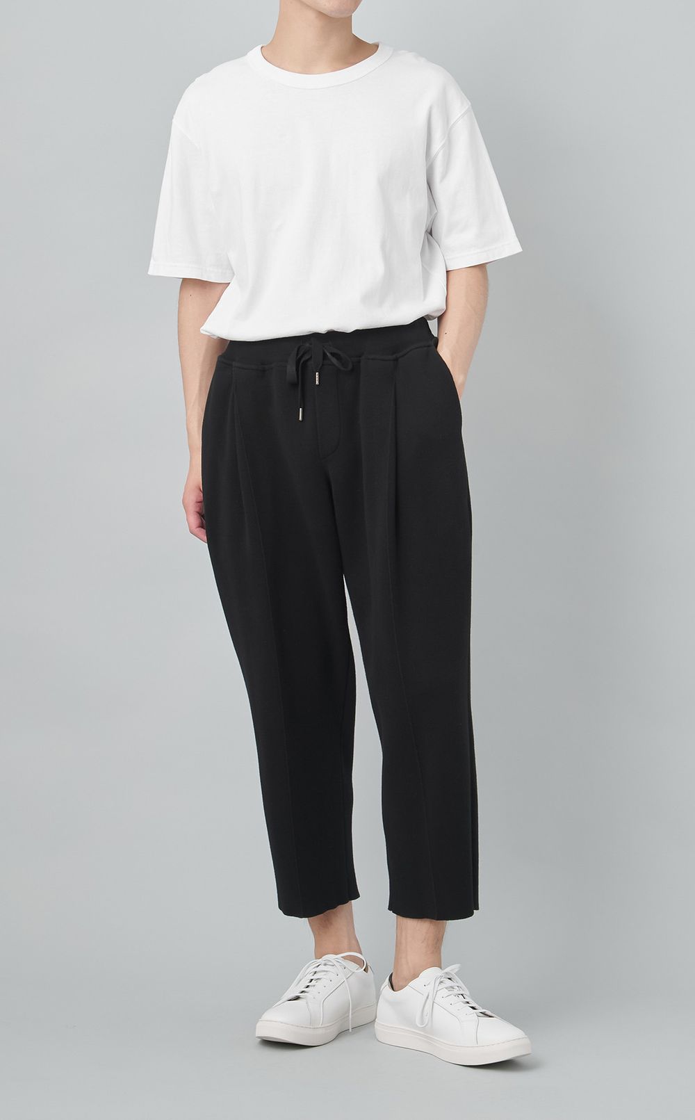 【reADdress】コットンニットイージーパンツ