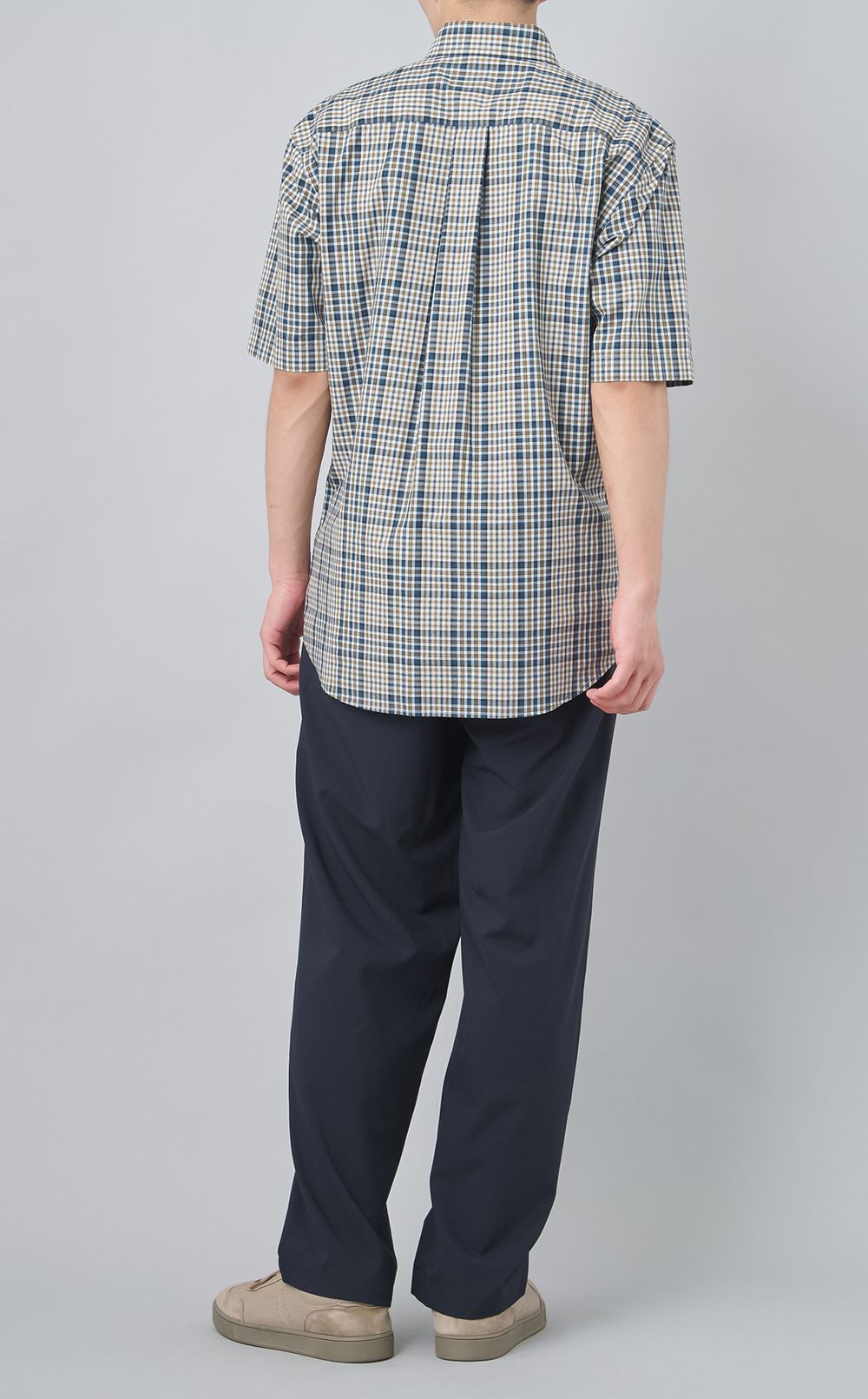 ショートスリーブチェックシャツ