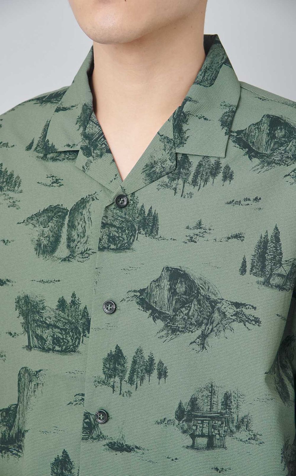 ショートスリーブアロハベントシャツ