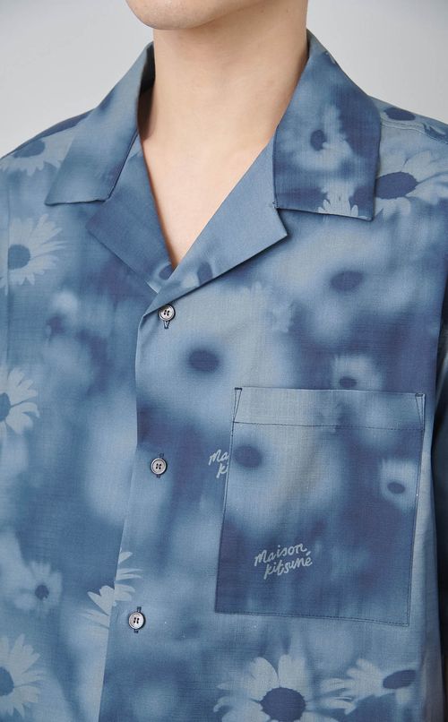 フラワープリントシャツ