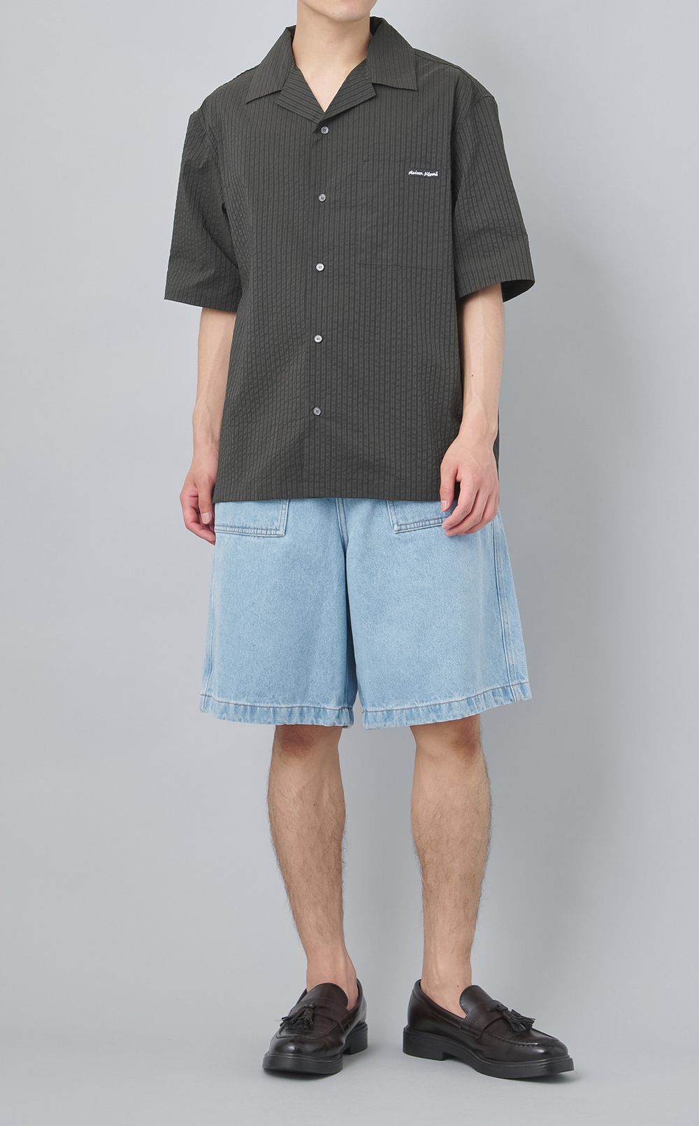 デニムワークショーツ