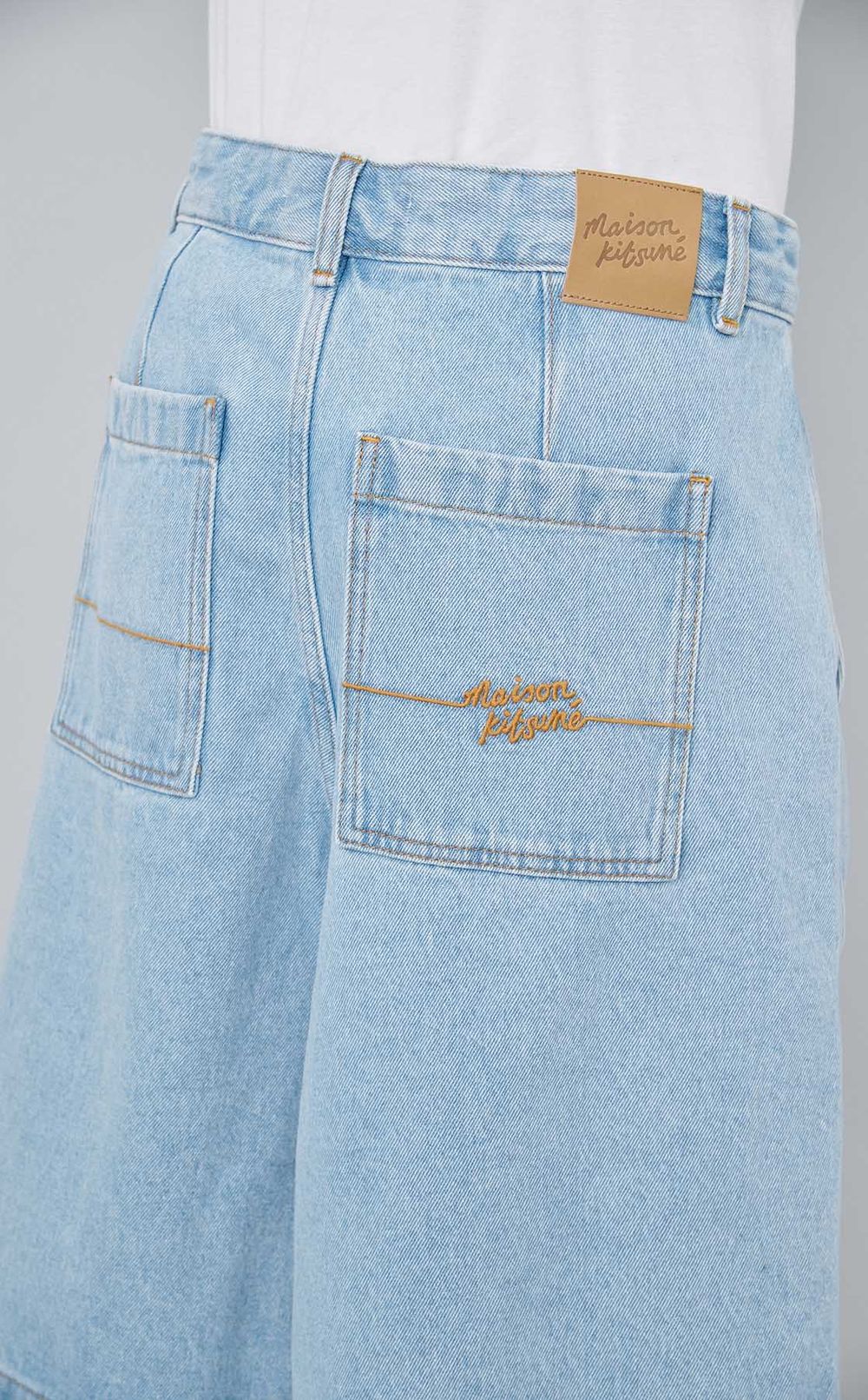 デニムワークショーツ