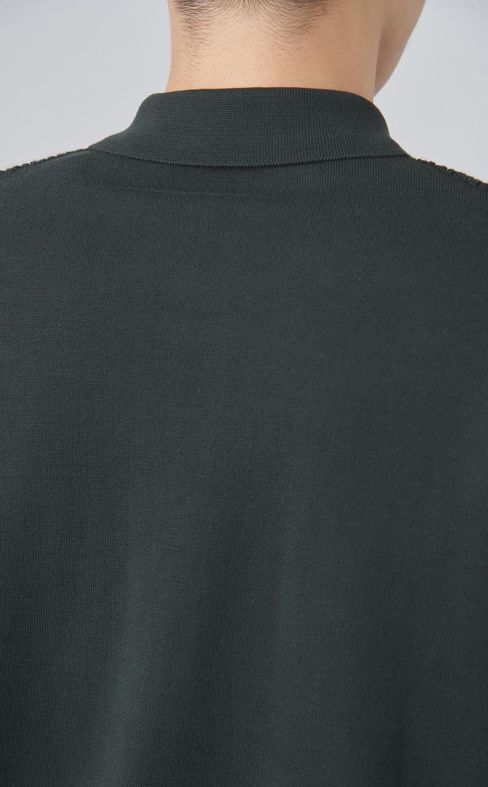 ワッフルニットポロシャツ