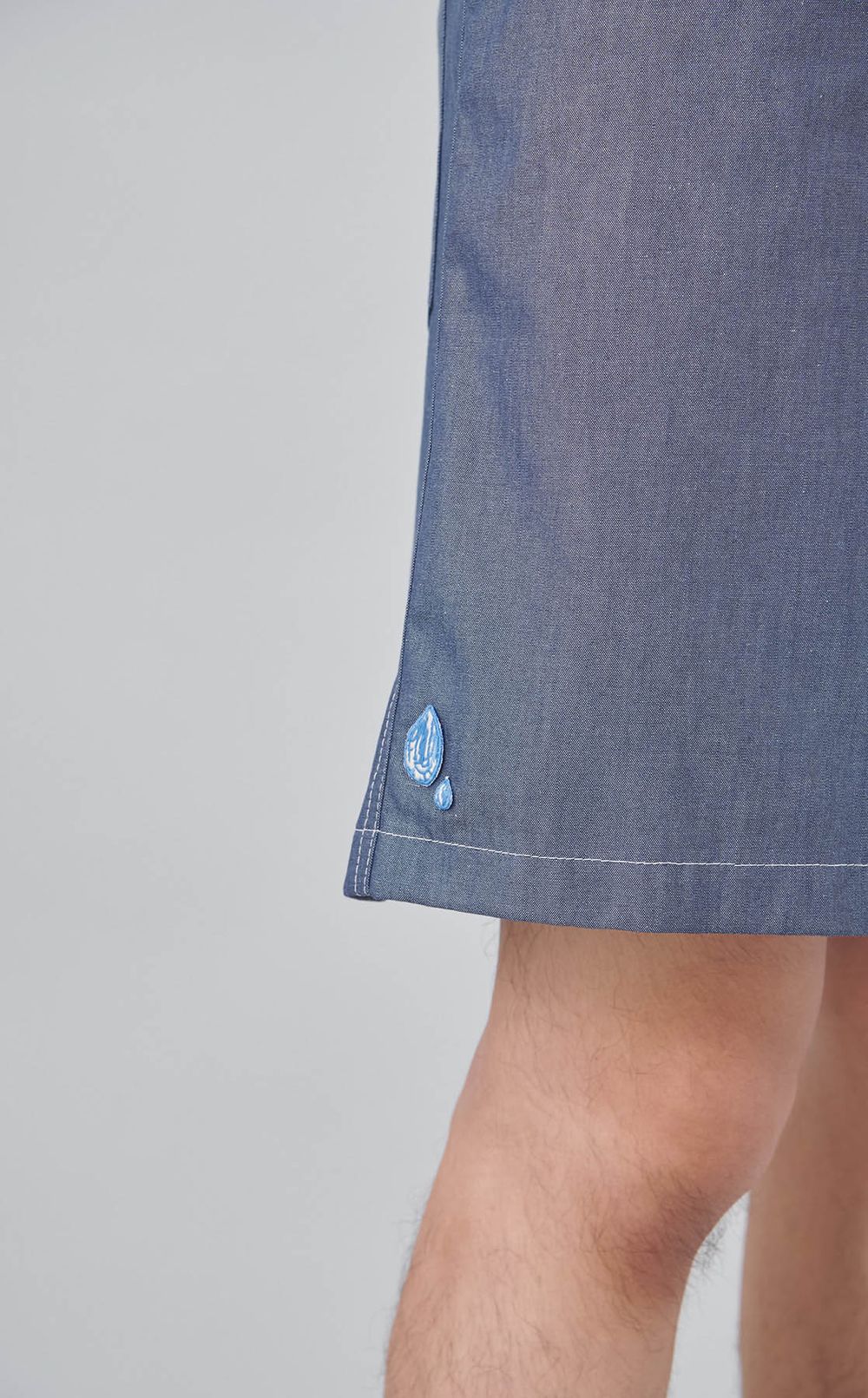 シャンブレーショートトラウザーズ